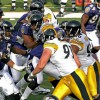 Baltimore at Pittsburgh- NFL Playoff Recap The Ravens fly into Heinz Field in Pittsburgh