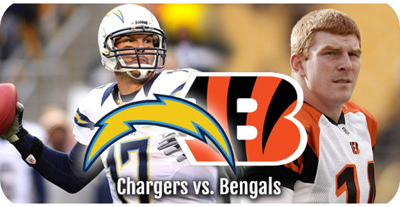 chargers at bengals Week 2